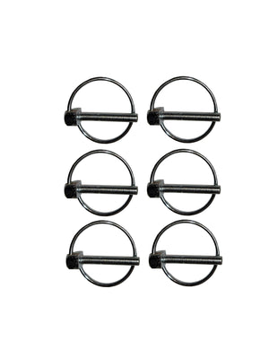 Locking pins (6 pieces) for MT1500, MT1500X, and MT1500XLT motorcycle lift tables