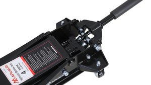 APlus FE400B 4 Ton Lower profile Steel Racing Floor Jack - dual pump