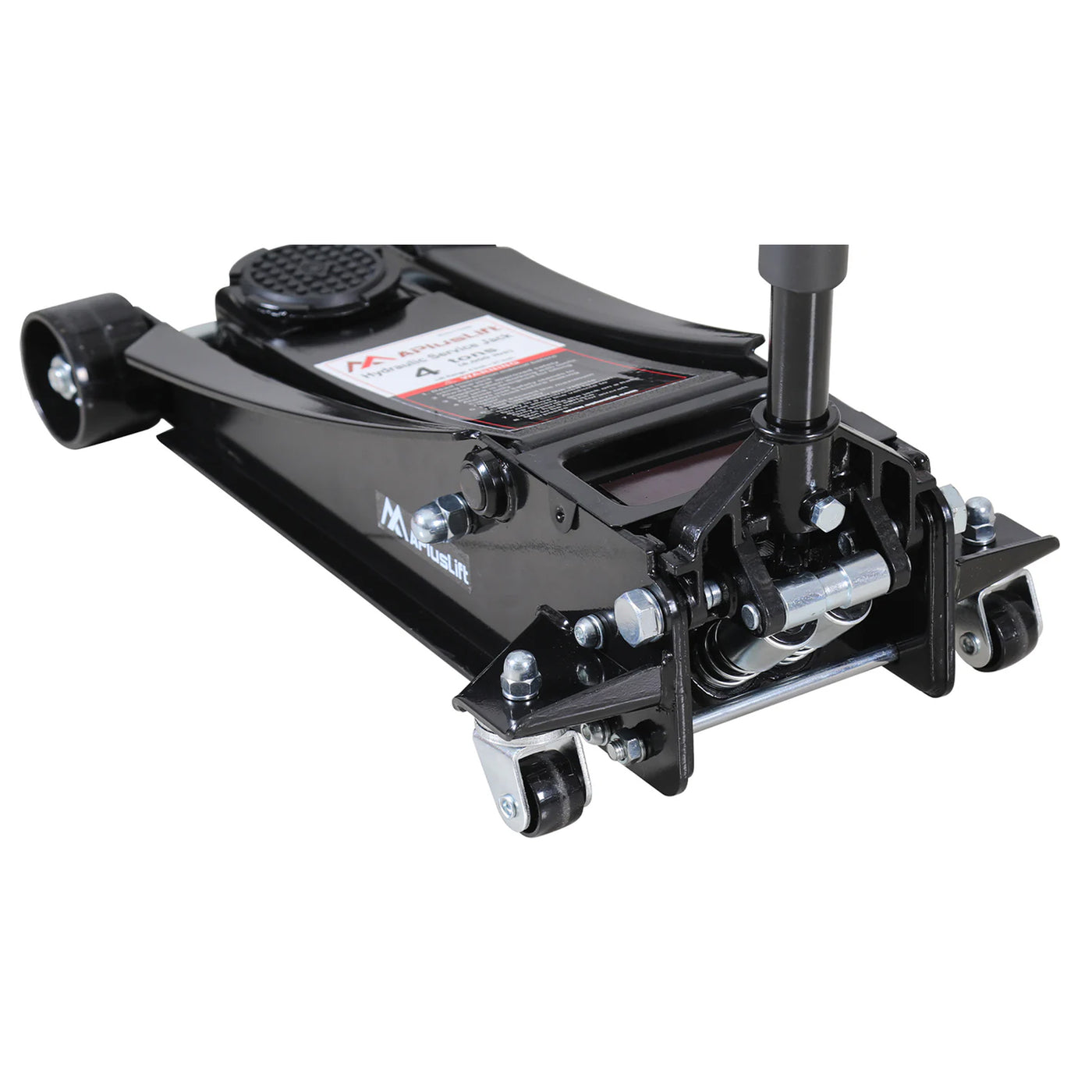 APlus FE400B 4 Ton Lower profile Steel Racing Floor Jack with Dual Pis ...