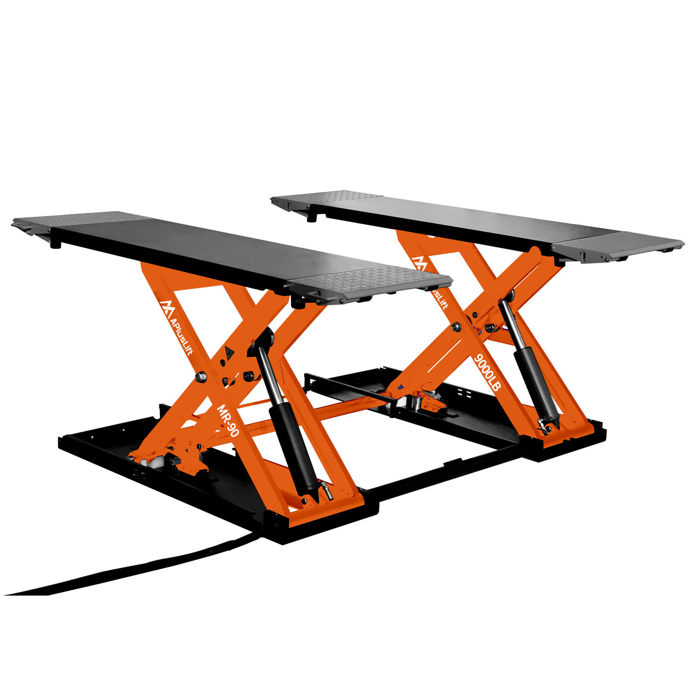 APlusLift 9,000LB Mid-Rise Scissor Lift with Electrical Release - SL-M ...