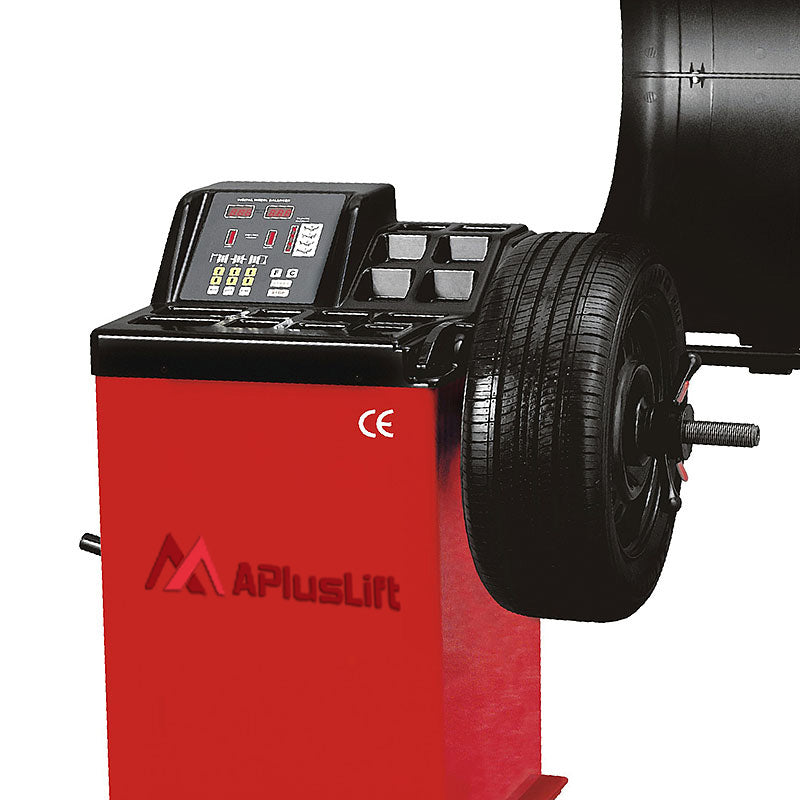 Wheel Rim Balancer APlusLift WBS-500 Electronic Wheel Balancer Tire Balancer Machine for ...