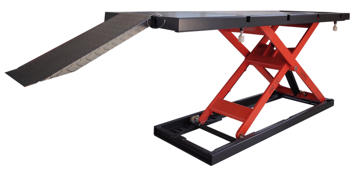 Falcon MT2200 28" Wide 2200LB Electric Hydraulic Lift Table for Motorcycles