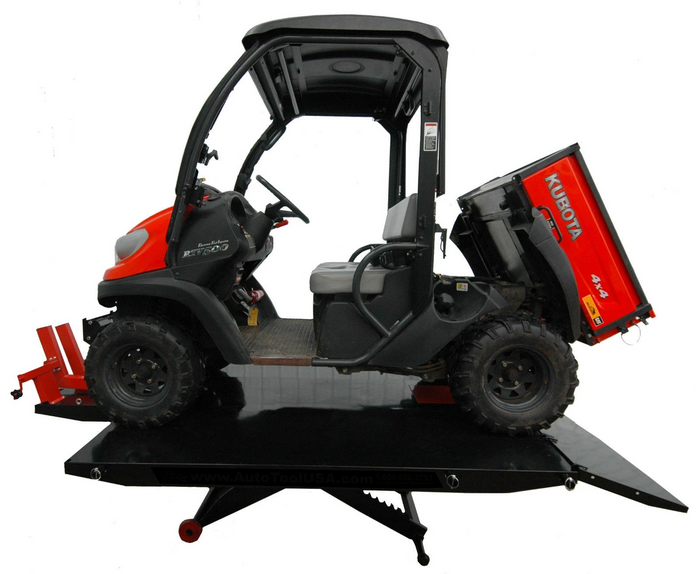 APlusLift MT1500XLT 72" Wide 1500LB Air Operated Lift Table for Motorcycles/Trikes/ATV/UTV